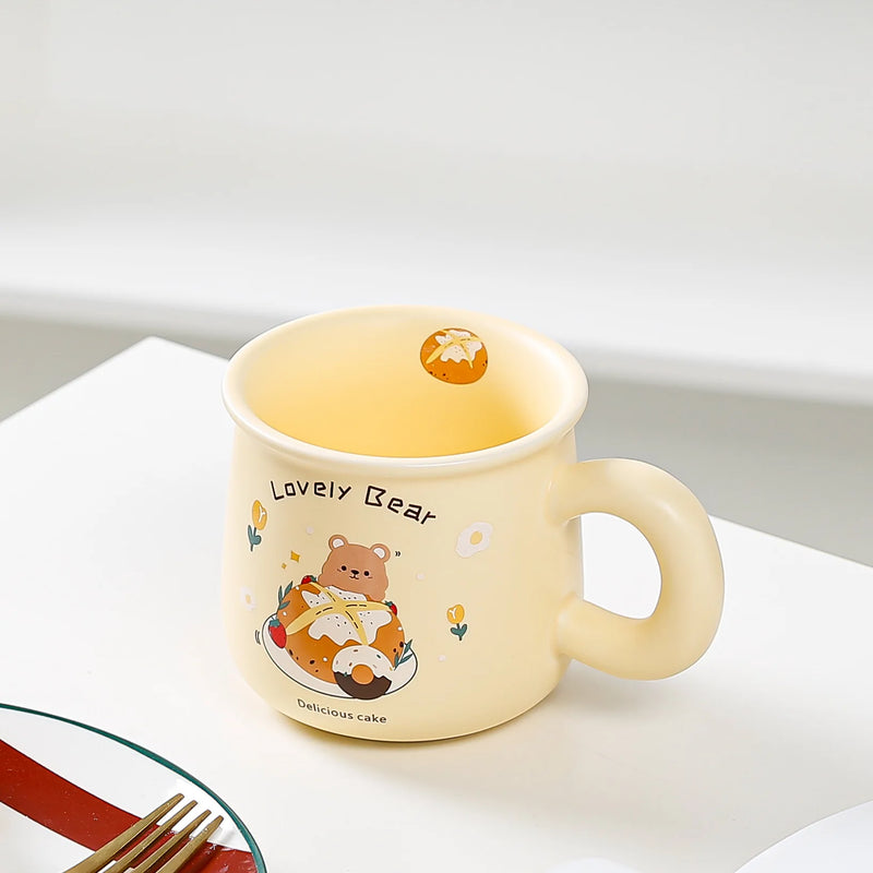 cute bear ceramic mug, view 10 - MRSLM