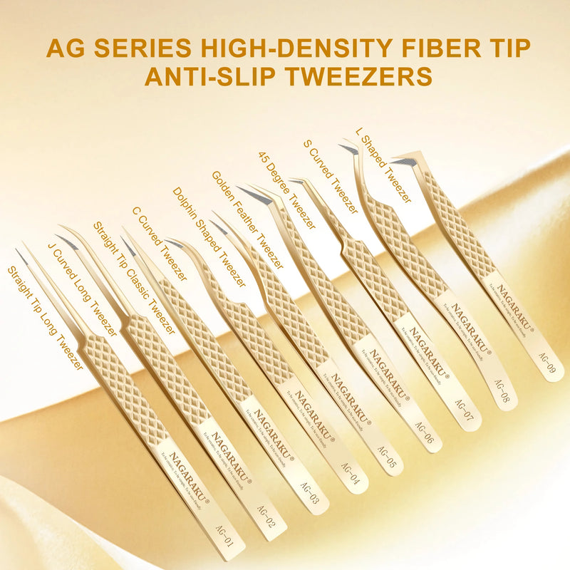 eyelash extension tweezers, view 12 - MRSLM