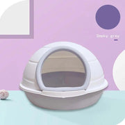 Space capsule cat litter box, view 4 - MRSLM