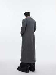 men's long over-the-knee coat, view 3 - MRSLM