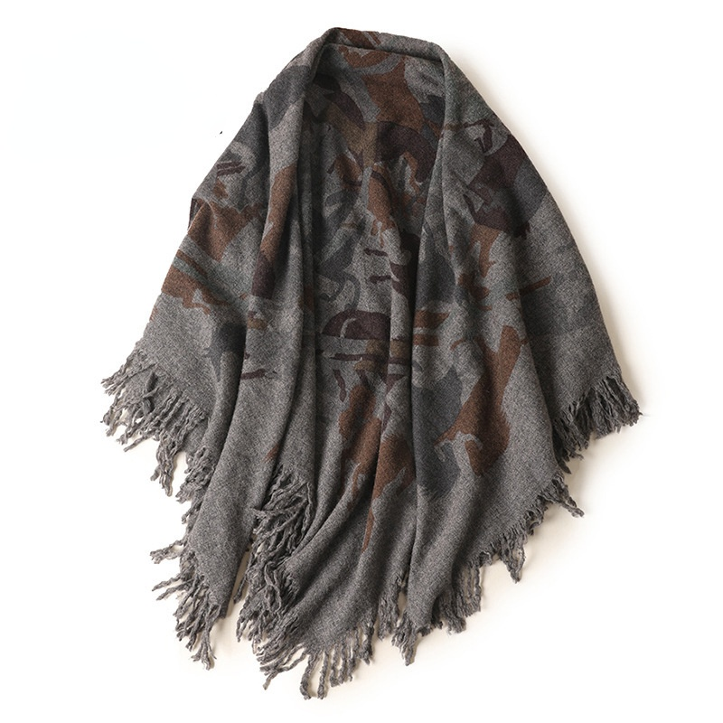 women's wool winter scarf, view 8 - MRSLM