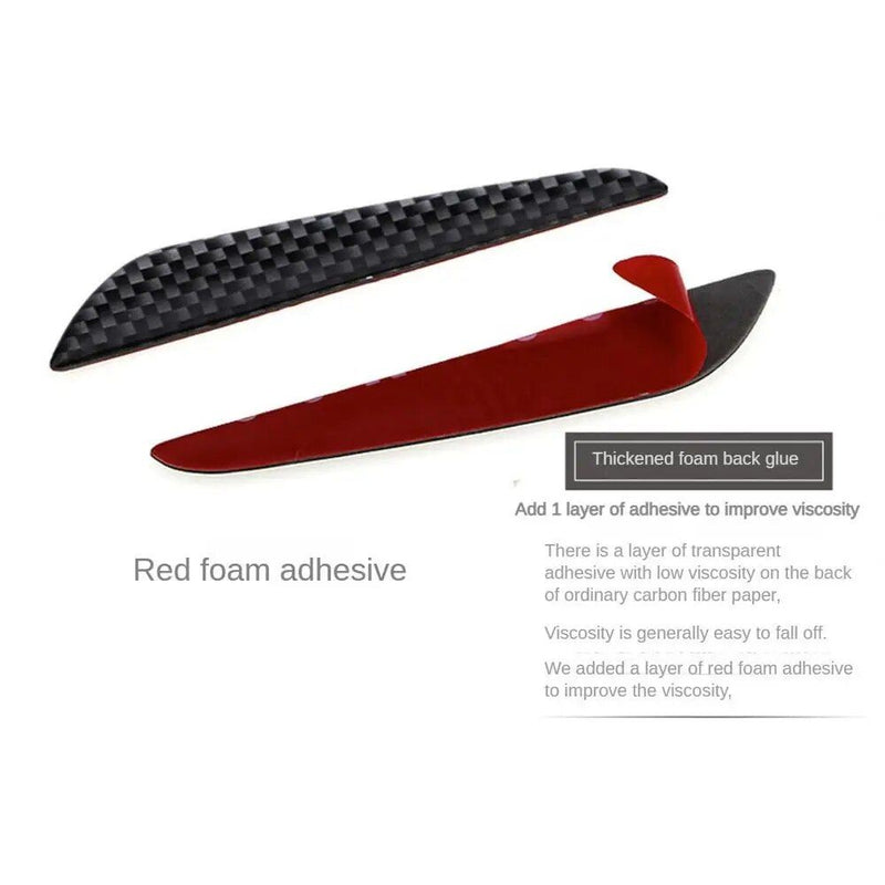 Carbon fiber car door edge guard strips, view 7 - MRSLM