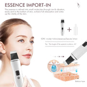 ultrasonic facial skin scrubber, view 5 - MRSLM