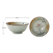 japanese ceramic ramen bowl, view 5 - MRSLM
