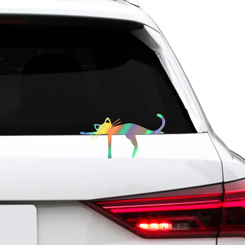 reflective funny cat car stickers, view 7 - MRSLM