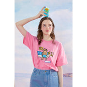 loose cartoon tee, view 4 - MRSLM