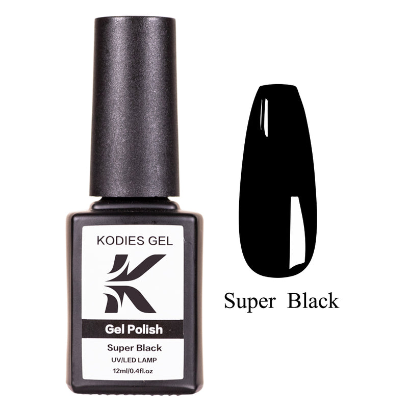 black gel nail polish, view 5 - MRSLM