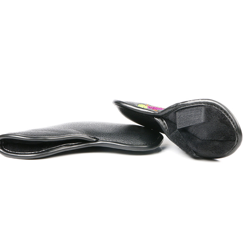 golf iron head cover with wine glass pattern, view 9 - MRSLM