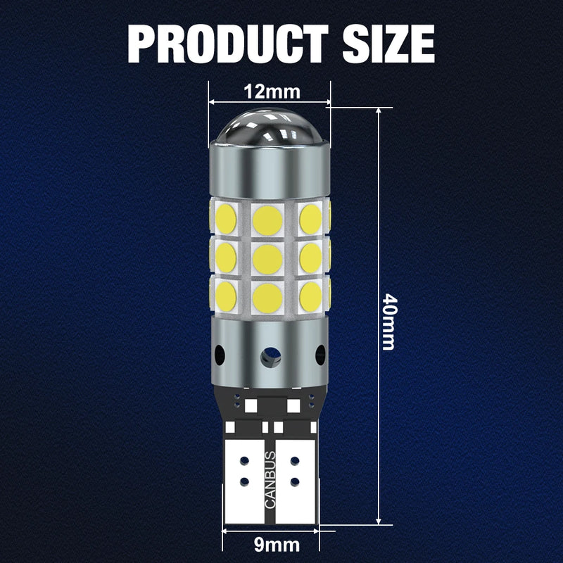 12V T10 LED bulb 6000K white, view 7 - MRSLM