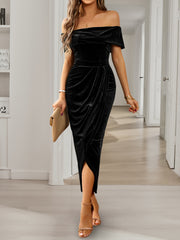 women's strapless bodycon long dress, view 12 - MRSLM