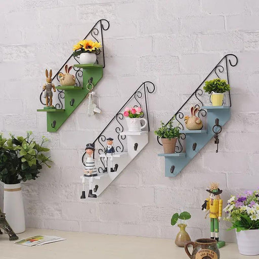 scandinavian iron hanging hook shelf - MRSLM