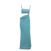 suspender long dress, view 5 - MRSLM