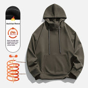 men's hooded fleece-lined sweater, view 2 - MRSLM