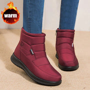 Women's warm lined flat snow boots - MRSLM
