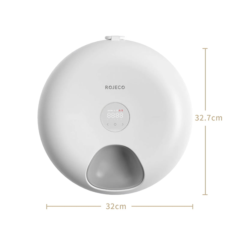 automatic 6-meal cat feeder, view 2 - MRSLM