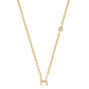 letter pendant necklace, view 17 - MRSLM