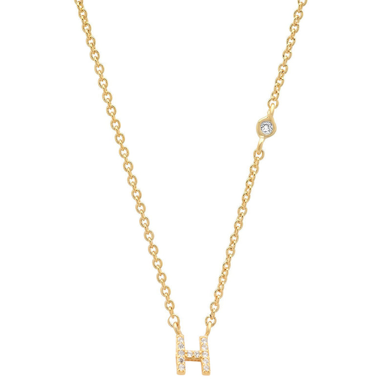 letter pendant necklace, view 17 - MRSLM