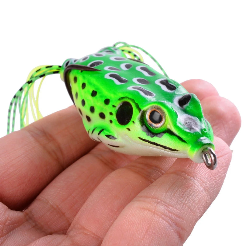 topwater frog soft lure set, view 7 - MRSLM