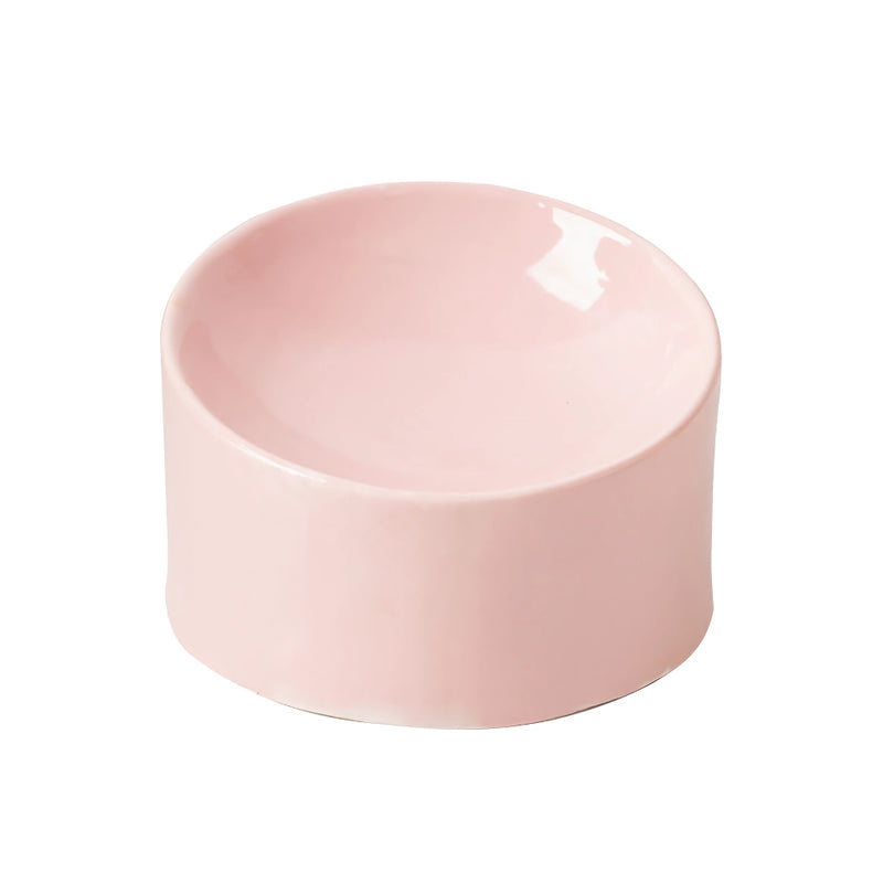 ceramic pet bowl with stand, view 5 - MRSLM