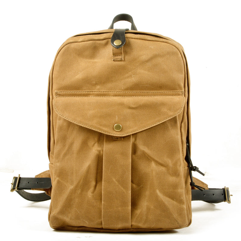 Retro canvas backpack, view 6 - MRSLM