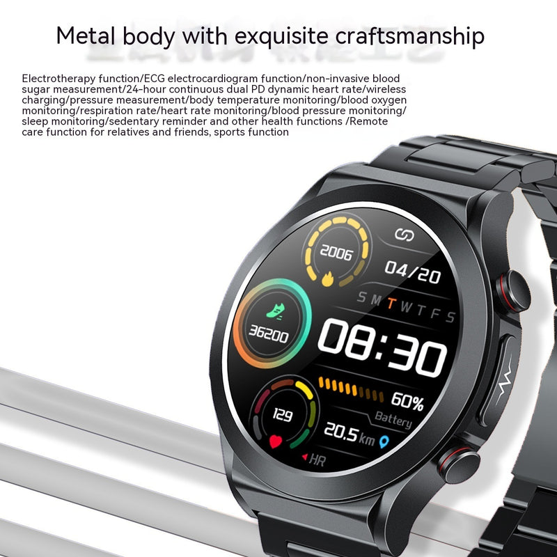 Electric chart pulse smart watch, view 9 - MRSLM