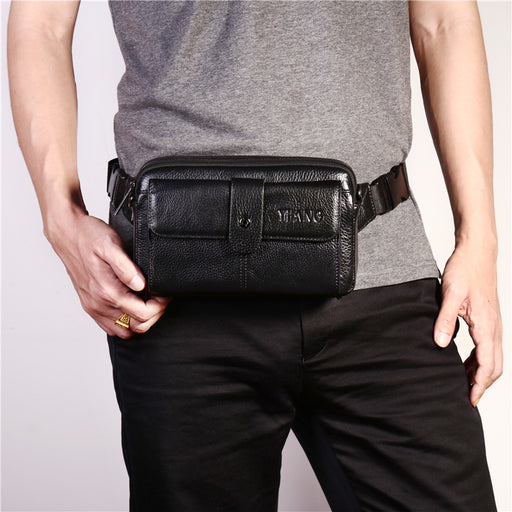 top layer cowhide messenger bag - MRSLM