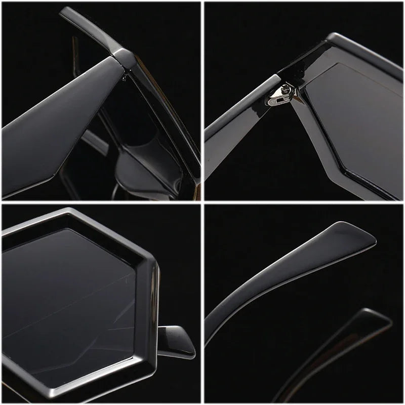 retro square sunglasses, view 13 - MRSLM