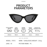 retro cat eye sunglasses, view 11 - MRSLM