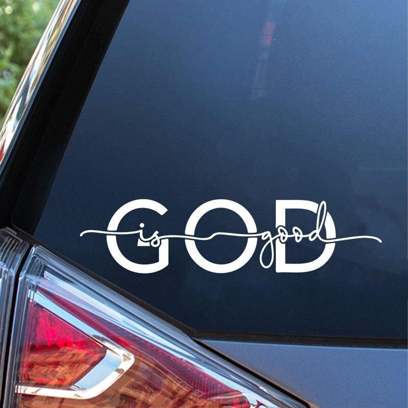 Christian faith vinyl car decal - MRSLM