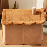 Foldable plush dog house, view 5 - MRSLM