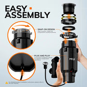 1/2 HP garbage disposal, view 6 - MRSLM