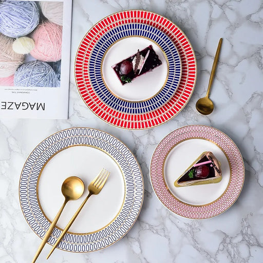 6-piece nordic ceramic plates set - MRSLM