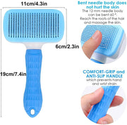 self cleaning pet brush, view 9 - MRSLM