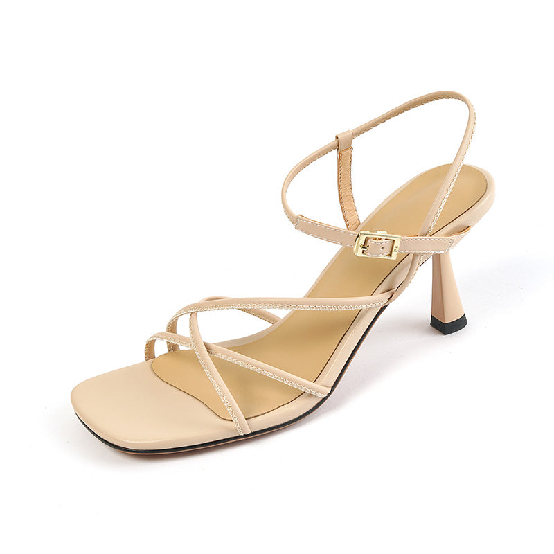 elegant high heel sandals for women, view 2 - MRSLM