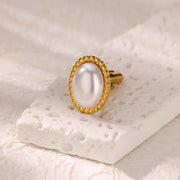 Pearl cufflinks for men, view 8 - MRSLM