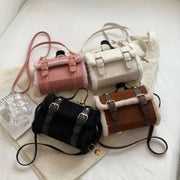 winter plush crossbody bag, view 7 - MRSLM
