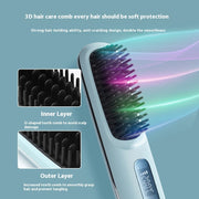 rechargeable ceramic heating hair comb, view 4 - MRSLM