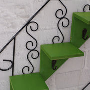 scandinavian iron hanging hook shelf, view 6 - MRSLM