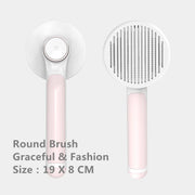 2-in-1 cat hair brush and pet grooming comb, view 2 - MRSLM