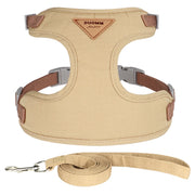 soft mesh cat and dog vest harness with leash, view 3 - MRSLM