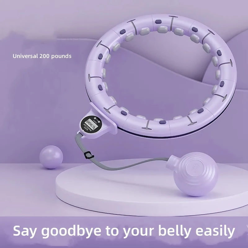adjustable weighted smart hula hoop, view 5 - MRSLM