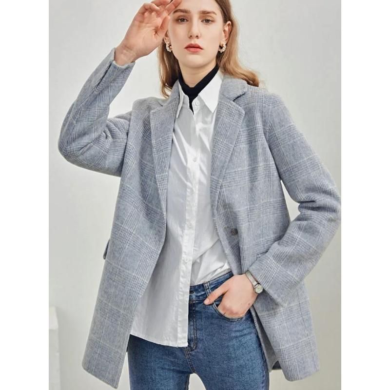 Wool blend winter coat, view 20 - MRSLM