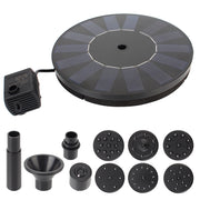 solar-powered floating fountain, view 2 - MRSLM