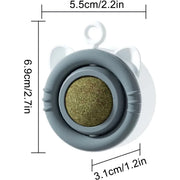 rotating catnip ball cat toy, view 5 - MRSLM