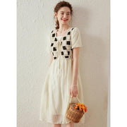 fake two-piece vest dress, view 6 - MRSLM