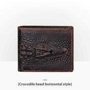 embossed leather wallet, view 19 - MRSLM