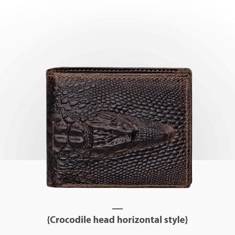 embossed leather wallet, view 19 - MRSLM