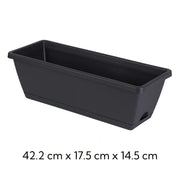 plastic vegetable planter with drain holes, view 13 - MRSLM
