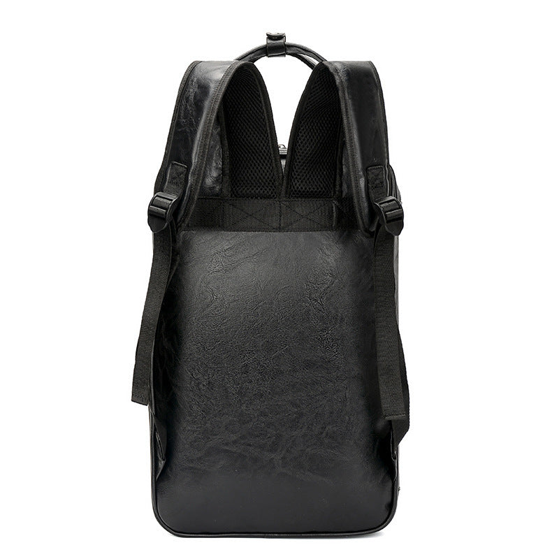 PU leather backpack, view 4 - MRSLM