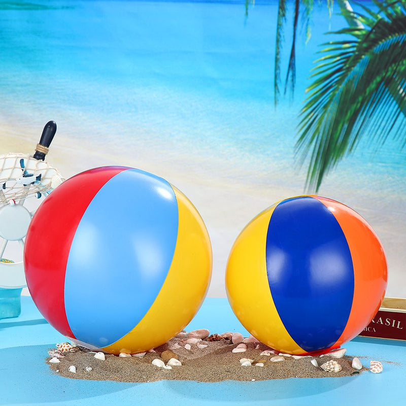 colorful inflatable beach ball, view 6 - MRSLM